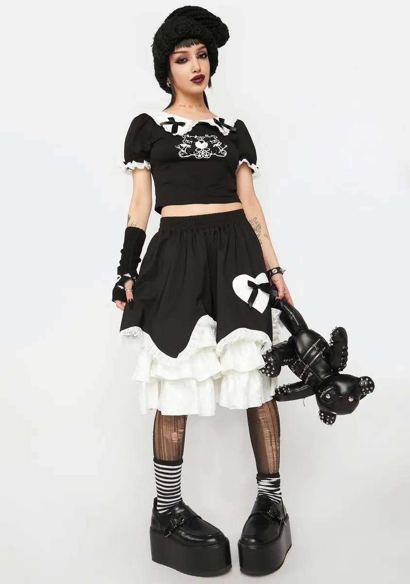 Two Little Bears Doll Crop Top sold by Dolls Kill product image thumbnail 3