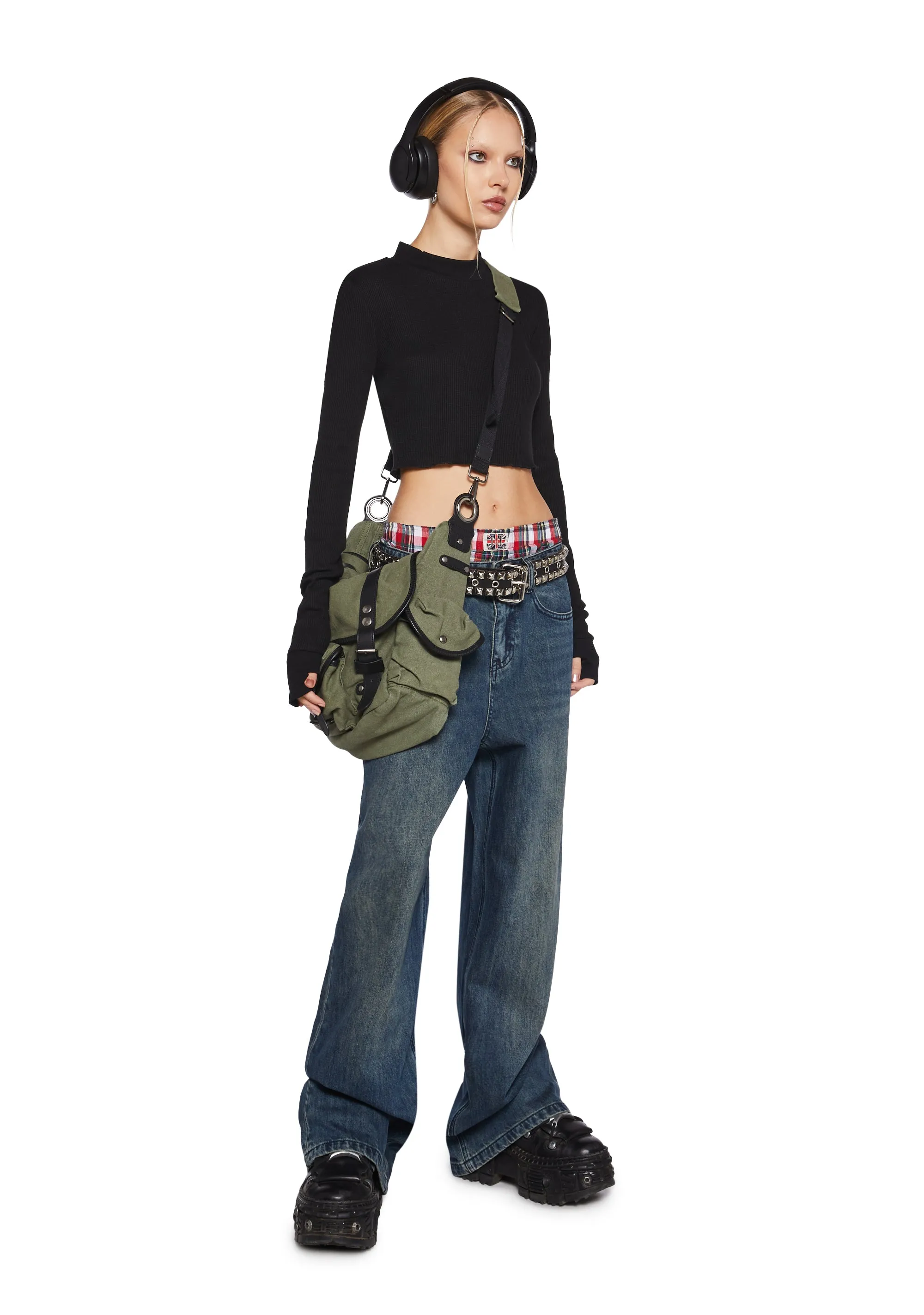 Antisocial Anarchy Thermal Top sold by Dolls Kill product image thumbnail 2