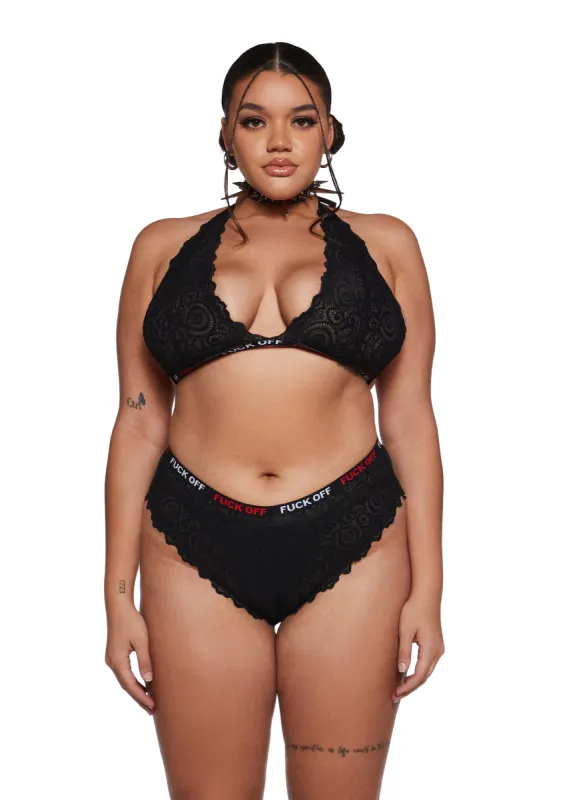 Plus Never Wanted Lingerie Set sold by Dolls Kill