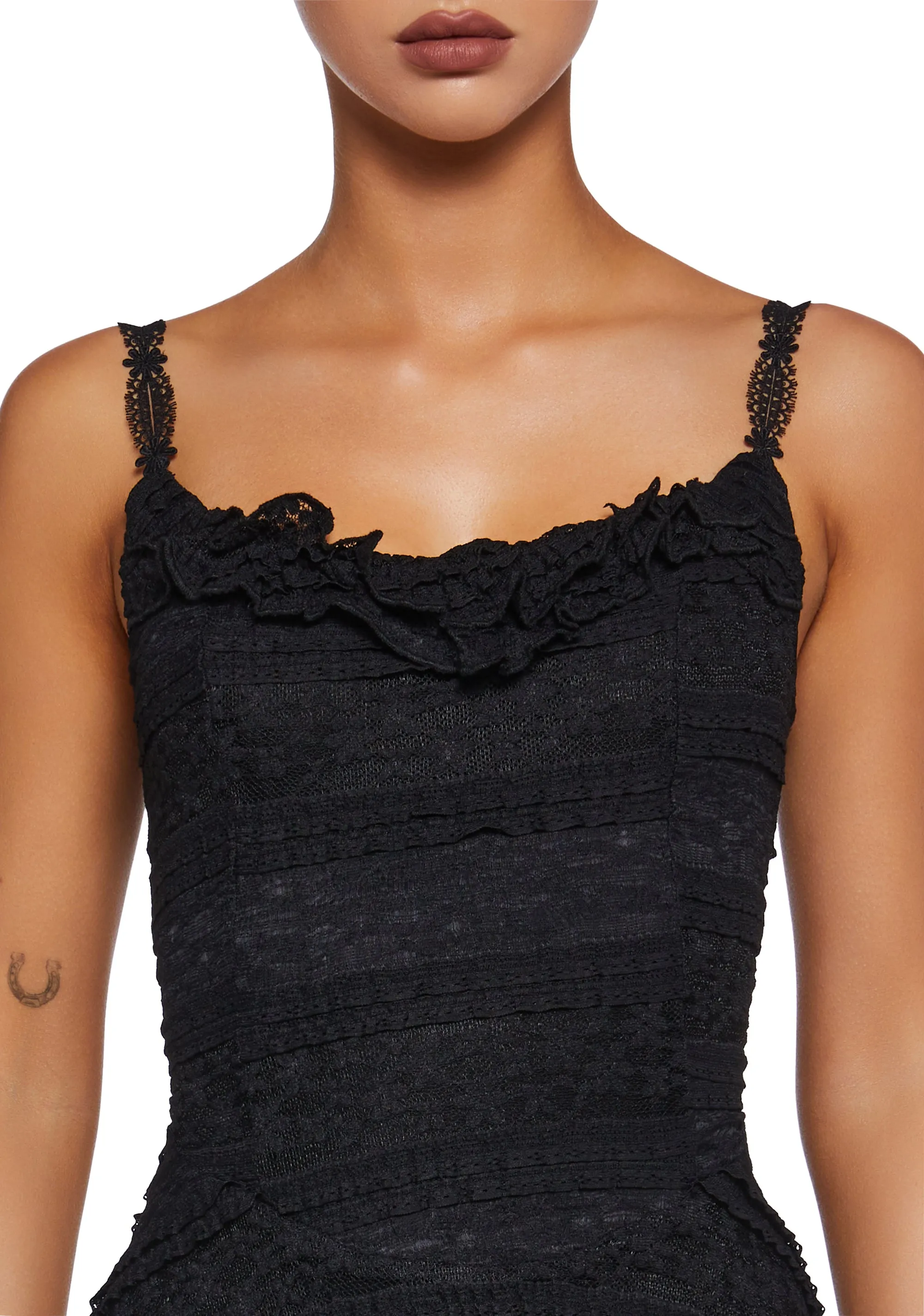 Story Of Love Mini Dress - Black sold by Dolls Kill product image thumbnail 5