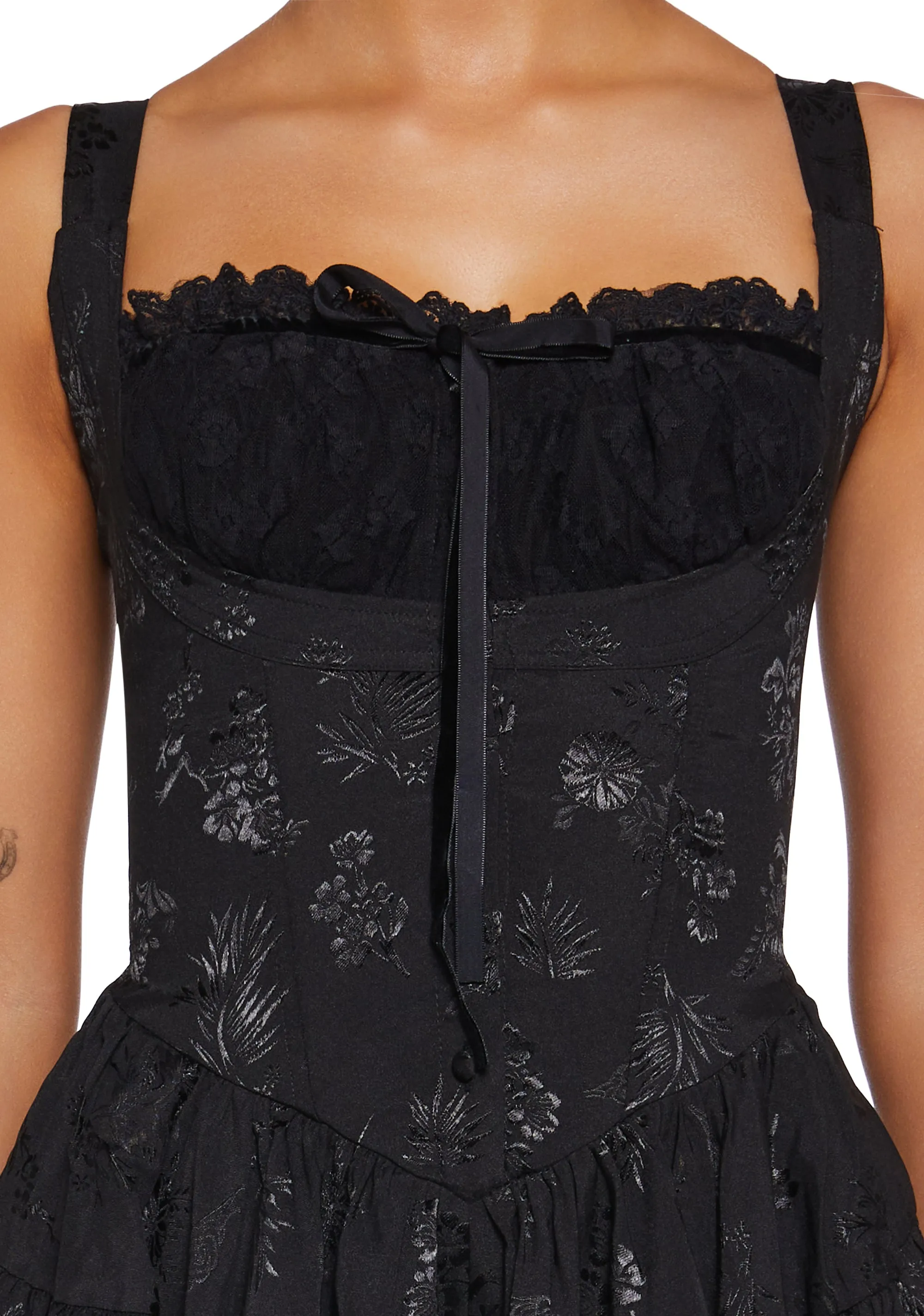 Just The Once Satin Romper sold by Dolls Kill product image thumbnail 5