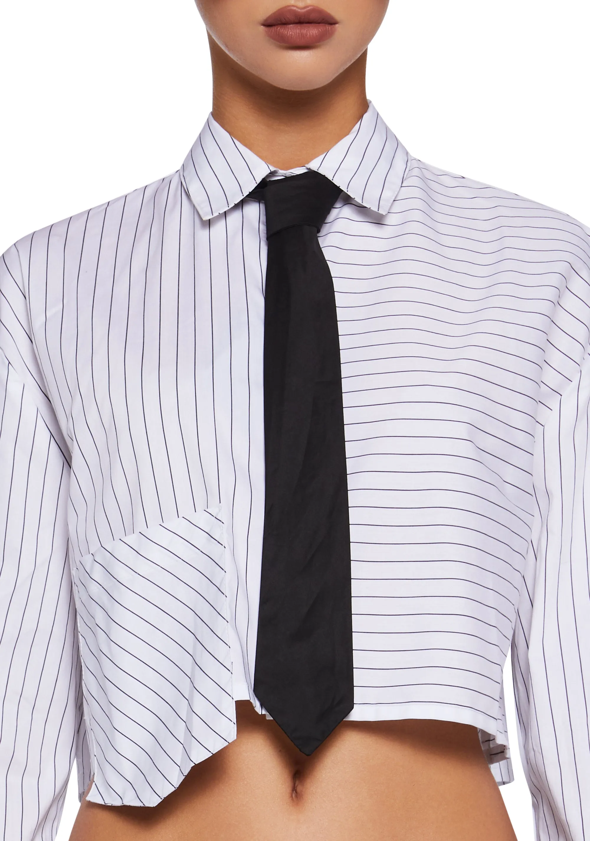 Office Hours Button Up Shirt - White sold by Dolls Kill product image thumbnail 5