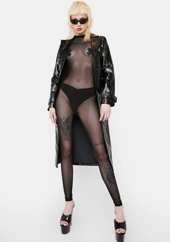 Had A Dream Sheer Catsuit sold by Dolls Kill