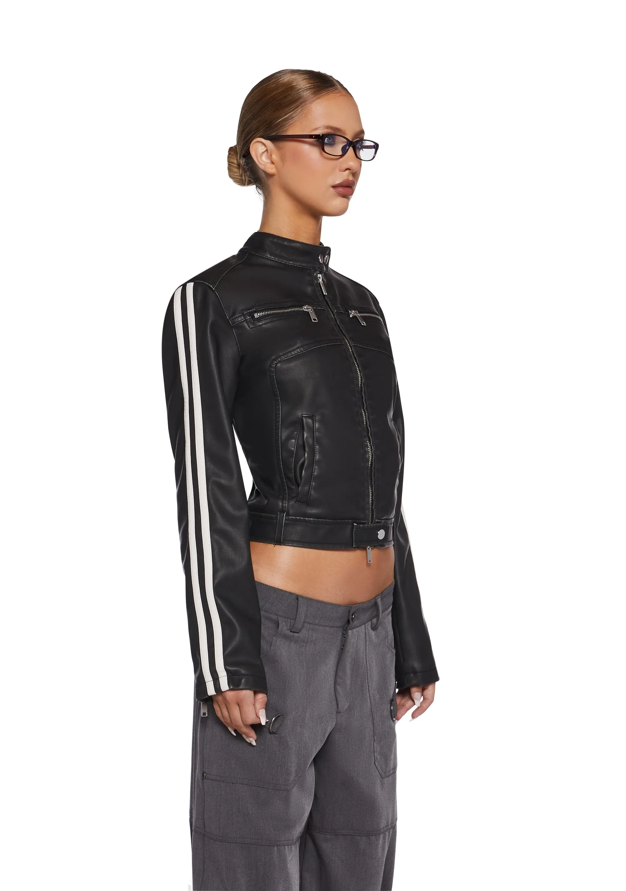 Galina Moto Jacket sold by Dolls Kill product image thumbnail 3