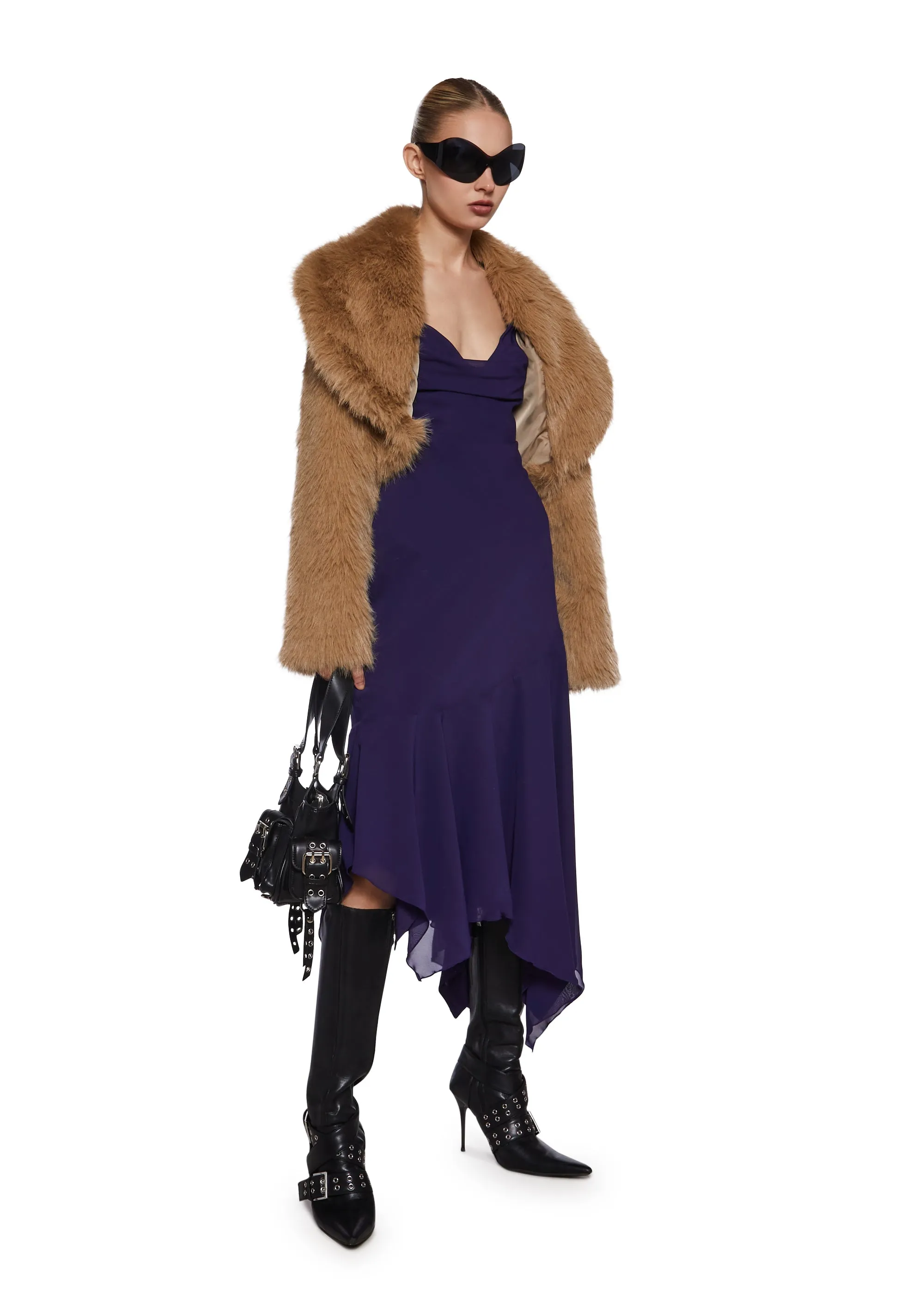 Maisie Asymmetrical Midi Dress sold by Dolls Kill product image thumbnail 5