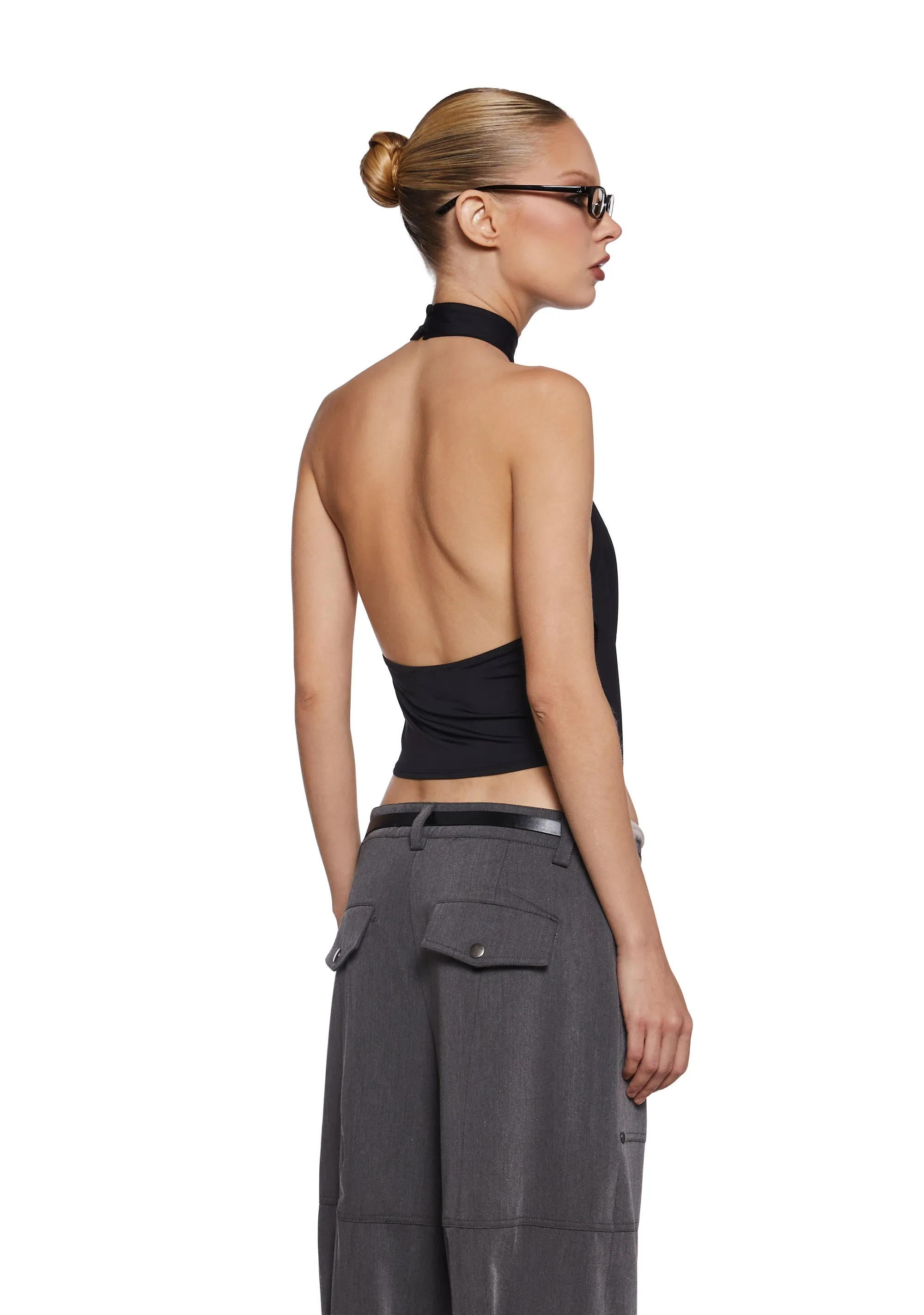 Matilda Draped Halter Top sold by Dolls Kill product image thumbnail 4