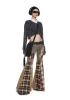 Warp Patchwork Flare Pants sold by Dolls Kill