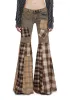 Warp Patchwork Flare Pants sold by Dolls Kill