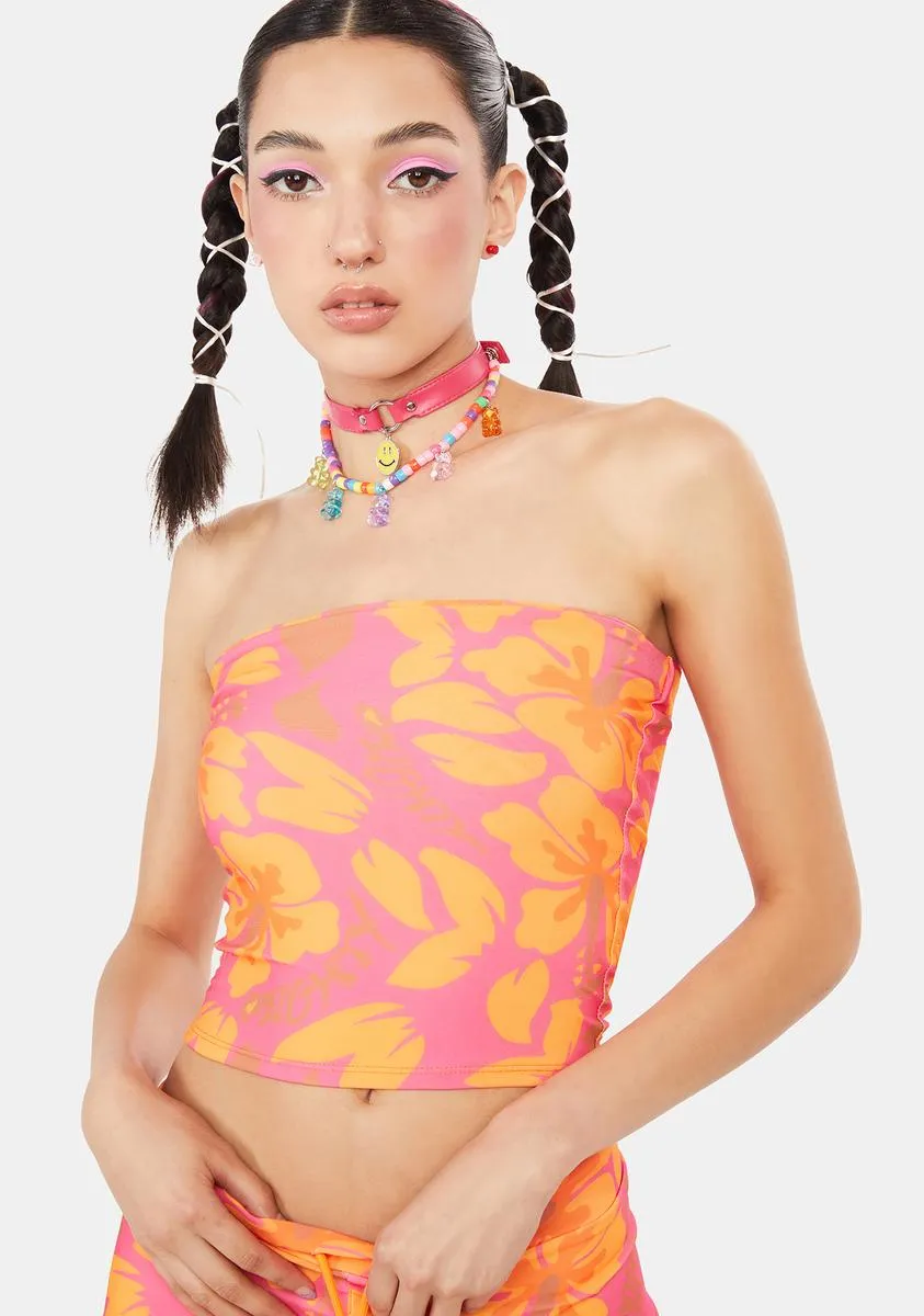 Aloha Cutie Tube Top sold by Dolls Kill