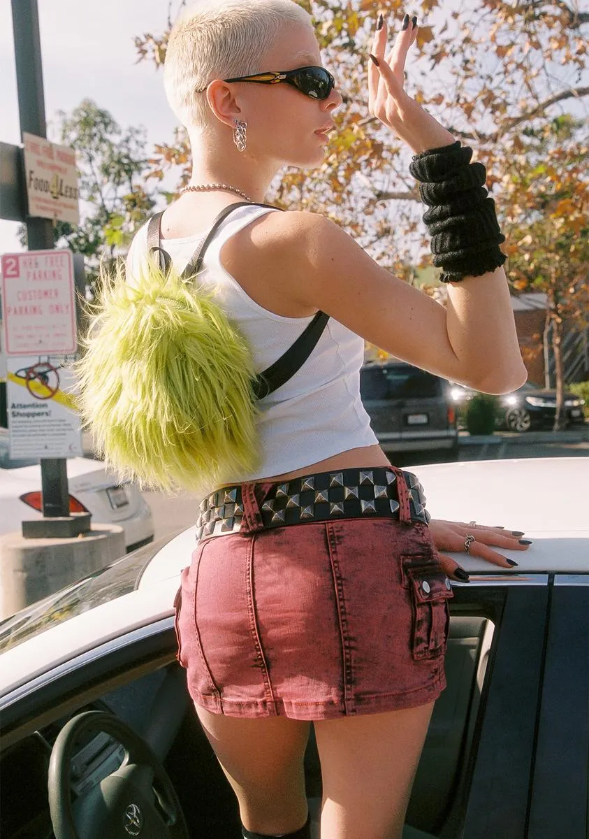 Ur Under My Skin Denim Skort sold by Dolls Kill