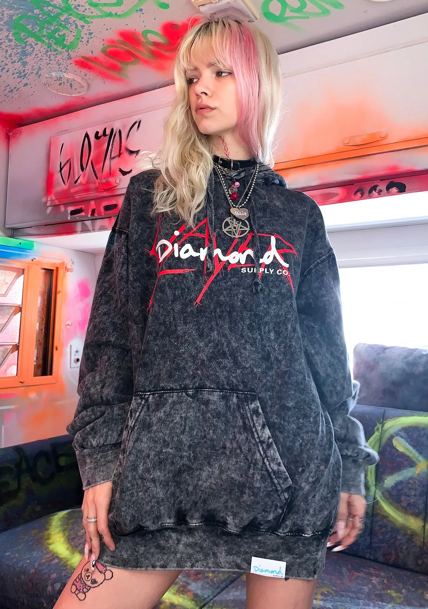 X Slayer Graphic Hoodie sold by Dolls Kill product image thumbnail 4