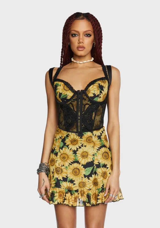 Can't Hold Me Down Underbust Corset sold by Dolls Kill