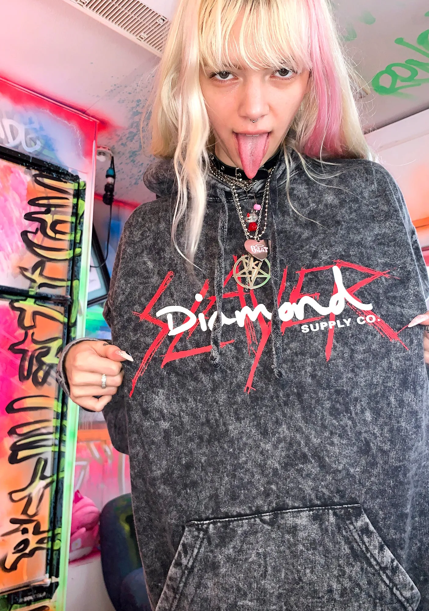 X Slayer Graphic Hoodie sold by Dolls Kill product image thumbnail 2