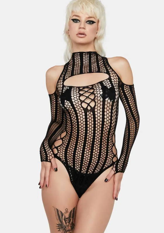 Swagger Nights Fishnet Bodysuit sold by Dolls Kill