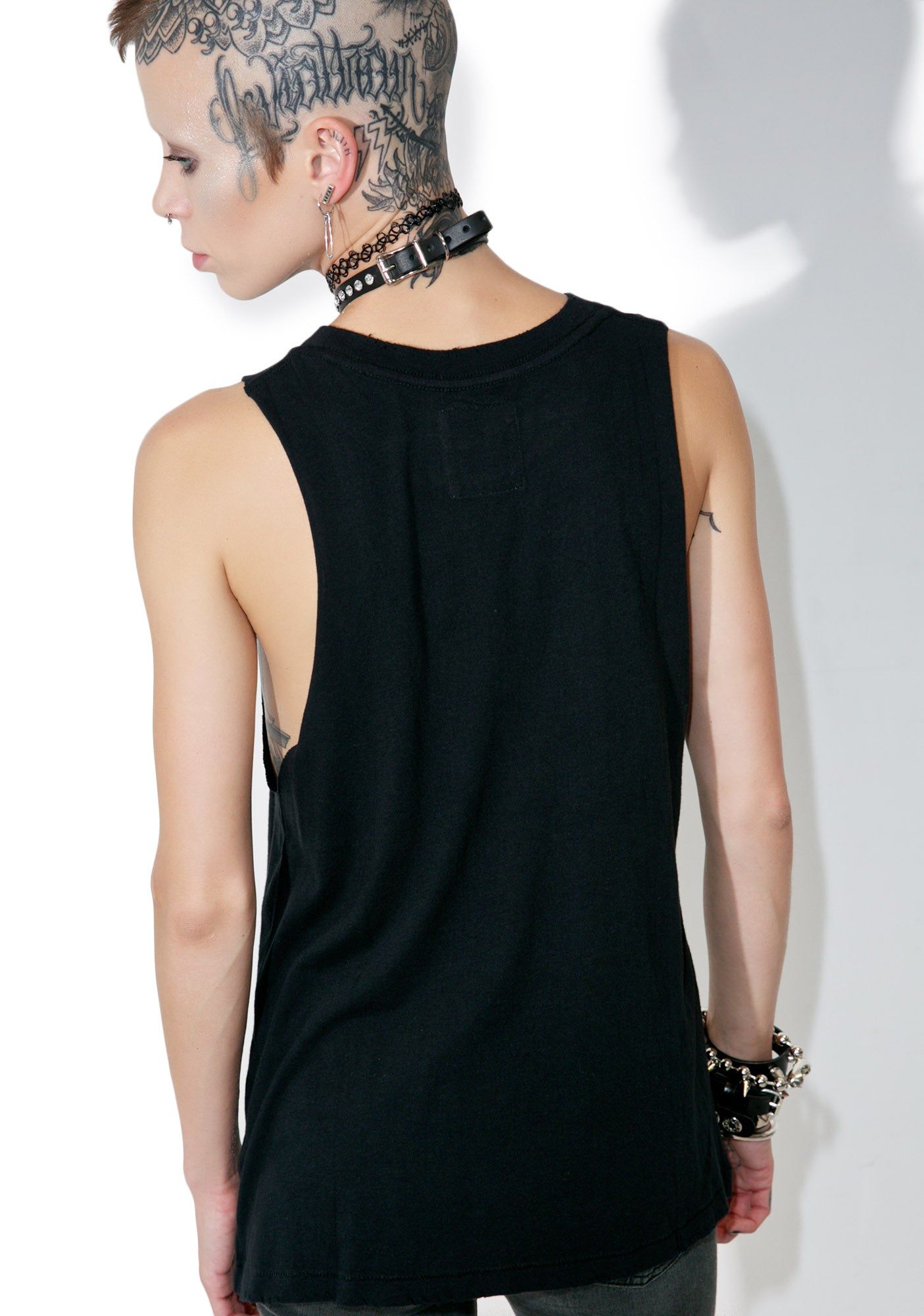 Pleasures And Pain Destroyed Tank sold by Dolls Kill product image thumbnail 2