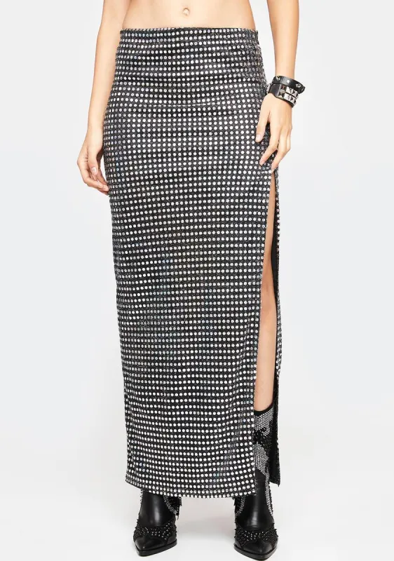 Cool Arrival Maxi Skirt sold by Dolls Kill