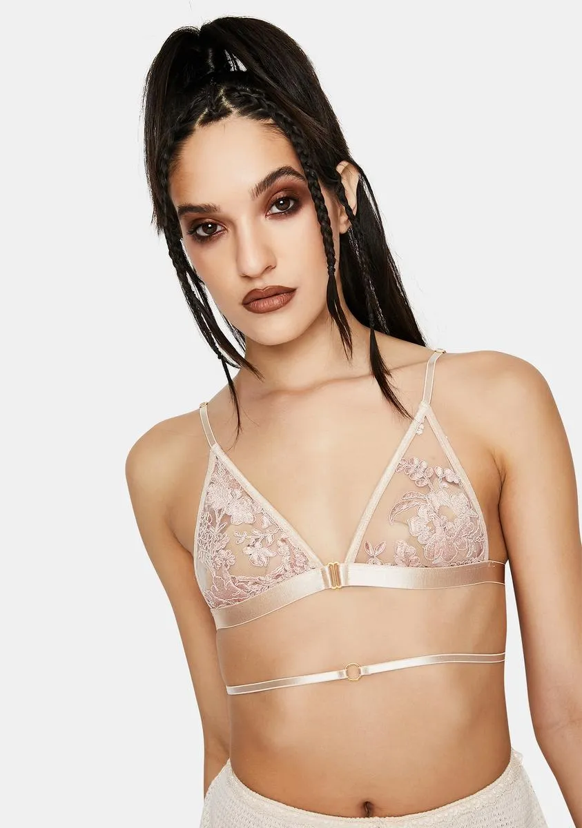 Pink Cosmo Bralette sold by Dolls Kill