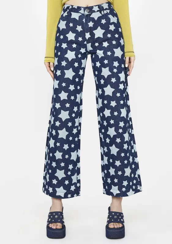 National Anthem Wide Leg Jeans sold by Dolls Kill