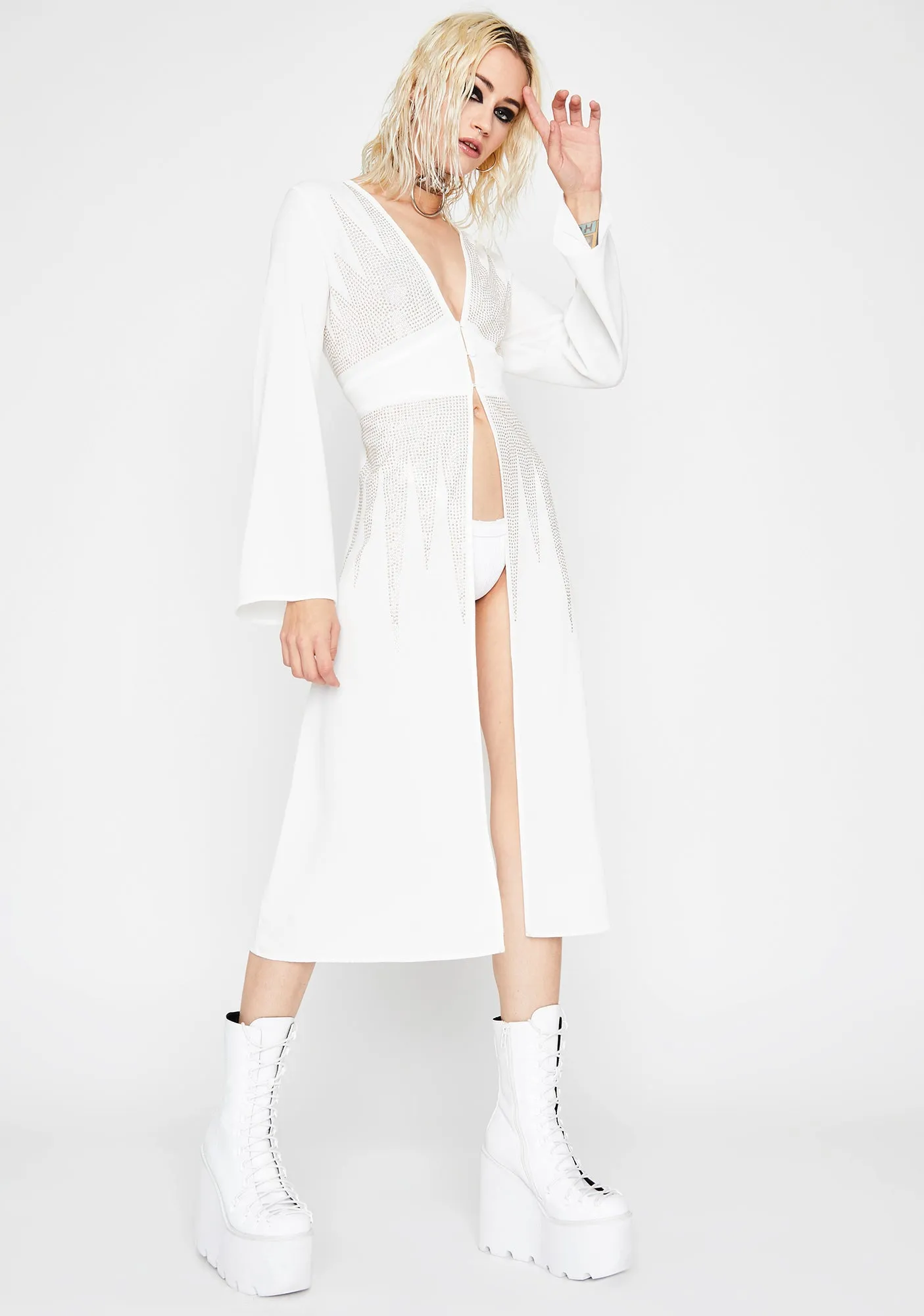 Pure Madame Mayhem Studded Jacket sold by Dolls Kill product image thumbnail 3