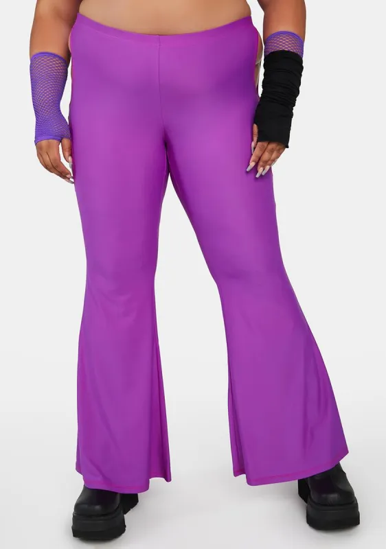 Plus Neon Dimensions Cut-Out Flares sold by Dolls Kill