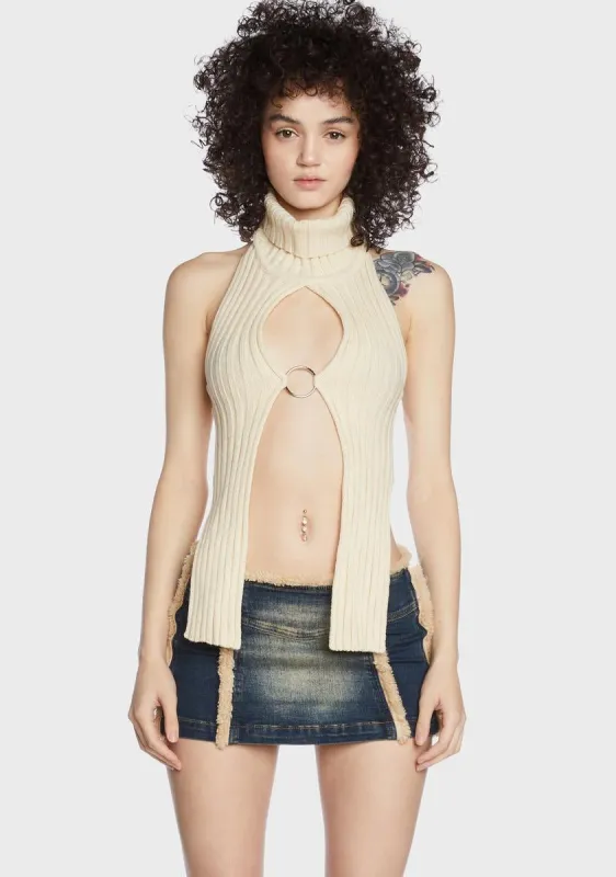 Albani Knit Top sold by Dolls Kill