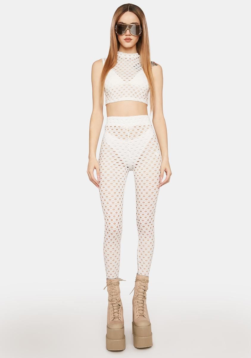 Ivory All About It Pants Set sold by Dolls Kill product image thumbnail 3