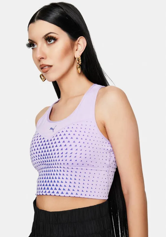 Mid Impact Graphic Longline Bra sold by Dolls Kill