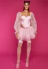 Set The Barre Corset Top sold by Dolls Kill
