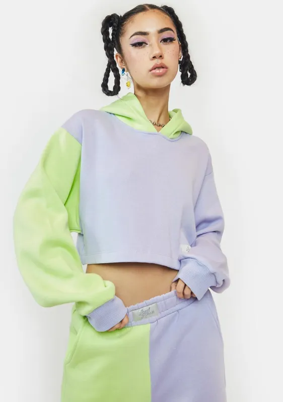 Sorbet Cropped Hoodie sold by Dolls Kill