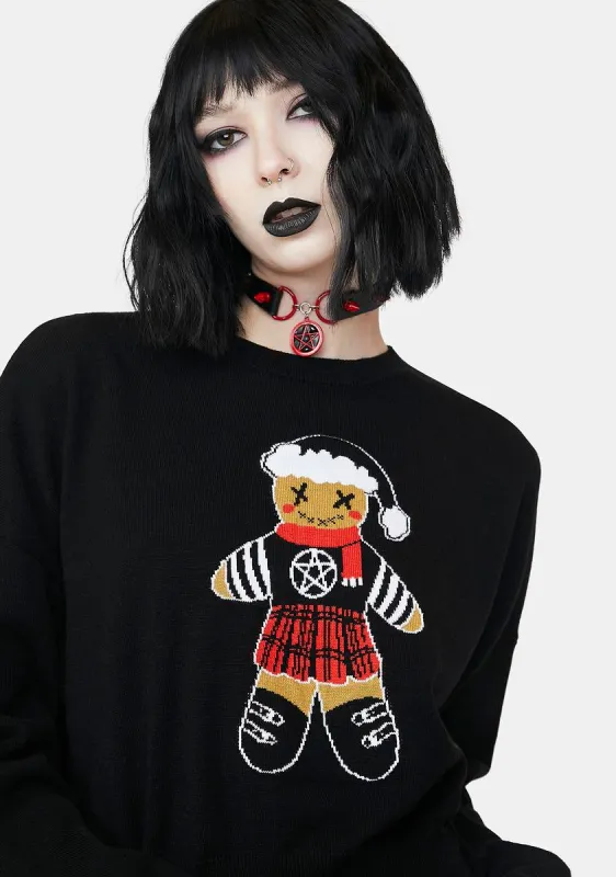 Gingergoth Man Knit Sweater sold by Dolls Kill