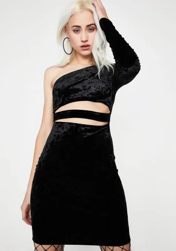 Smooth Killa Velvet Dress sold by Dolls Kill