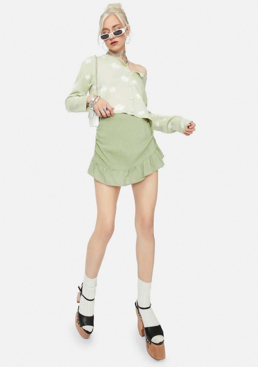 Guest Appearance Ruffle Mini Skort sold by Dolls Kill product image thumbnail 3