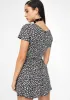 Black Ditsy Rose Elara Dress sold by Dolls Kill