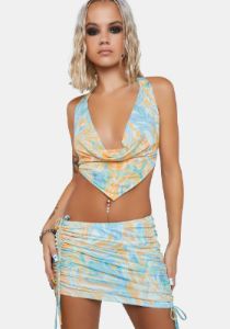 Extreme Heat Skirt Set sold by Dolls Kill