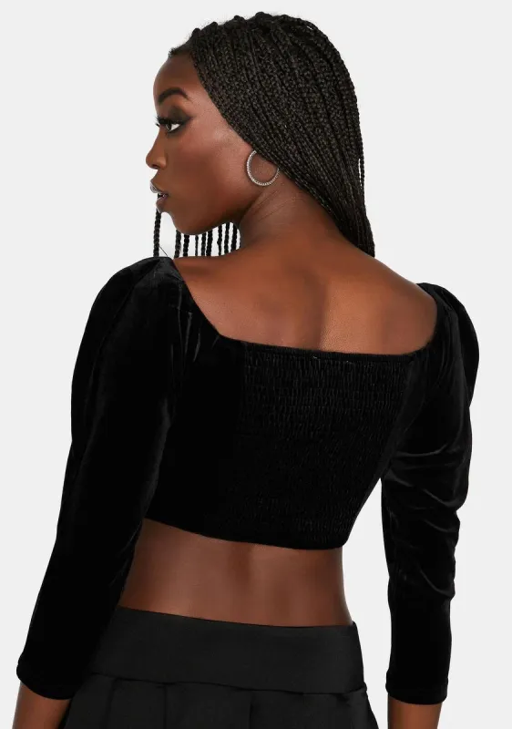 Plus Groovy Happenings Bell Sleeve Dress sold by Dolls Kill