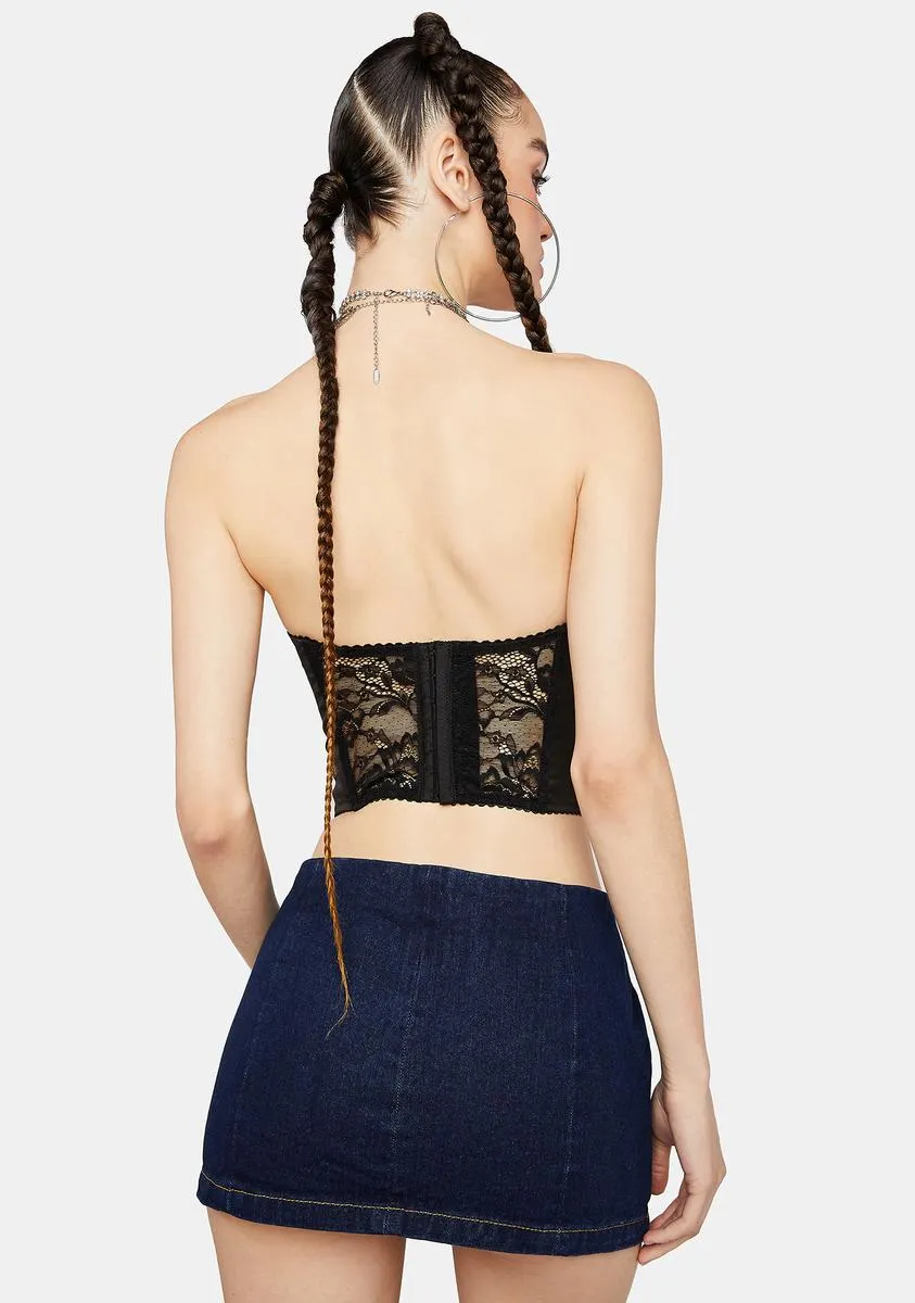 Indigo Denim Low Rise Micro Mini Skirt sold by Dolls Kill product image thumbnail 4