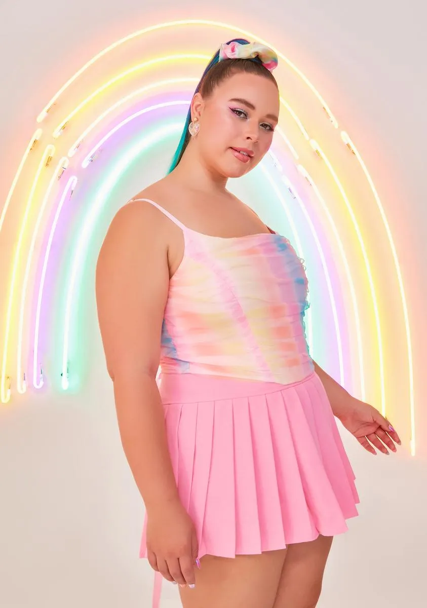 Plus Dash Of Sparkle Tulle Corset Top sold by Dolls Kill product image thumbnail 2