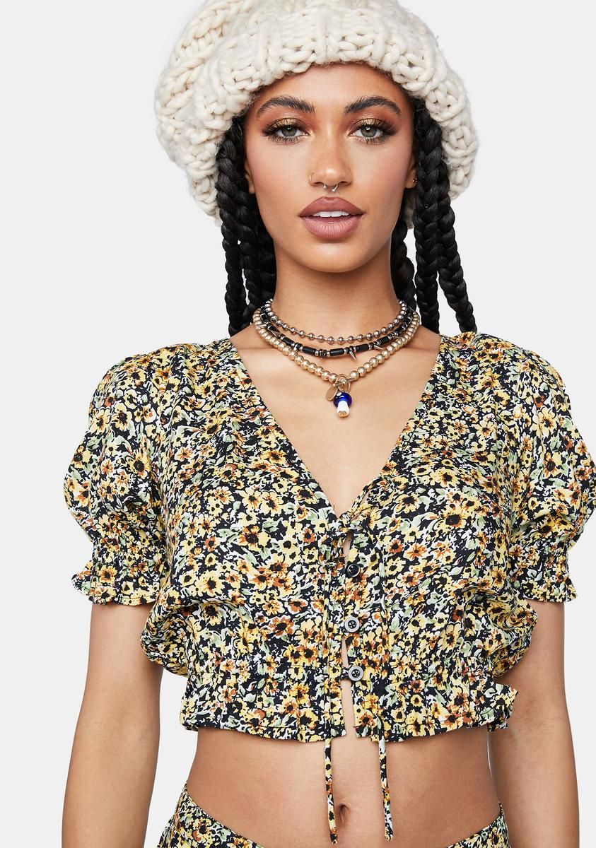 Aley Crop Top sold by Dolls Kill