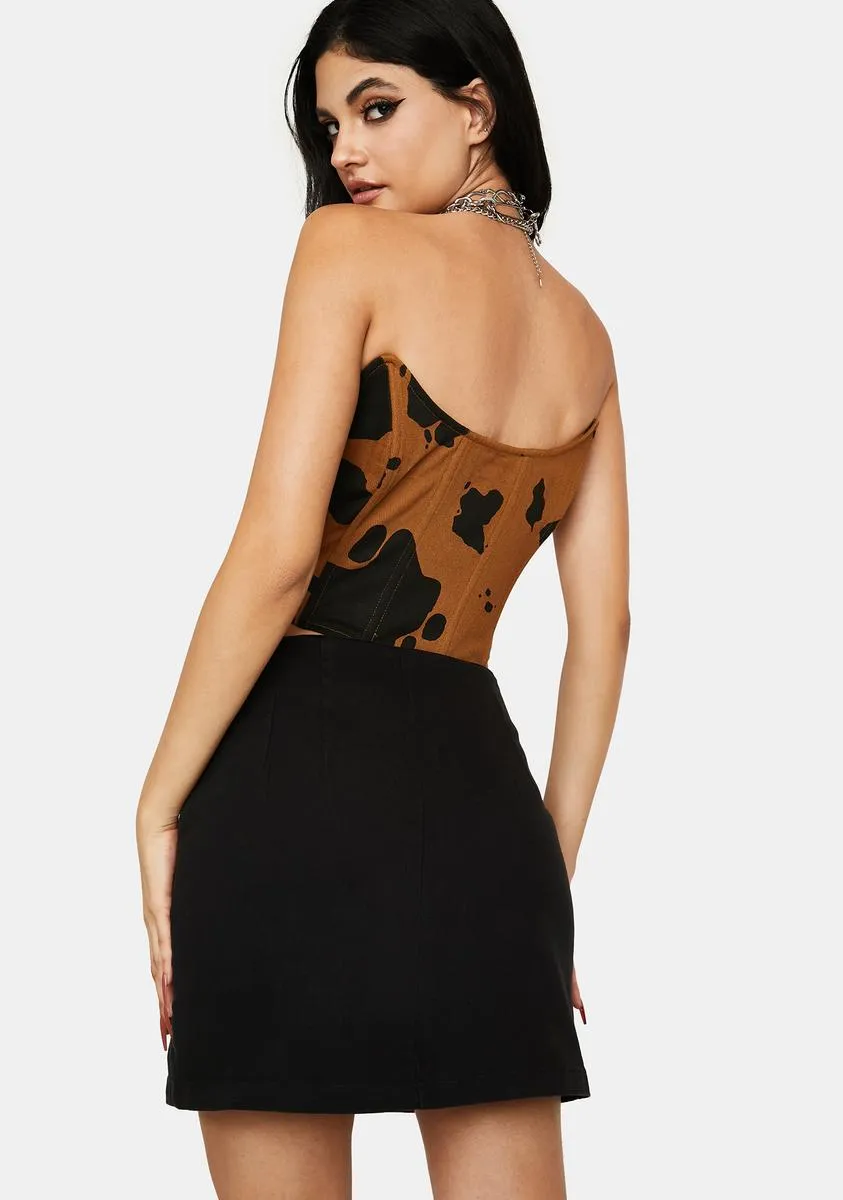 Edge Of Yes Mini Skirt sold by Dolls Kill product image thumbnail 4