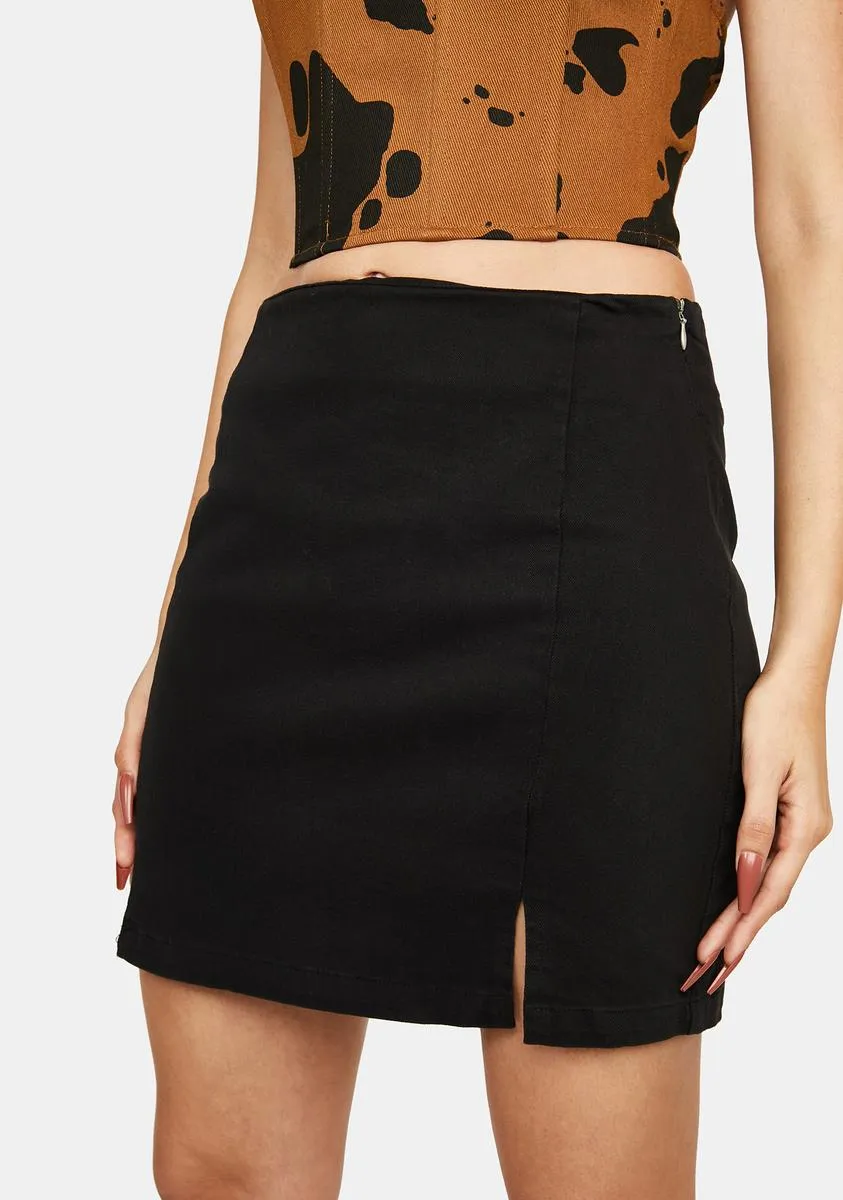 Edge Of Yes Mini Skirt sold by Dolls Kill