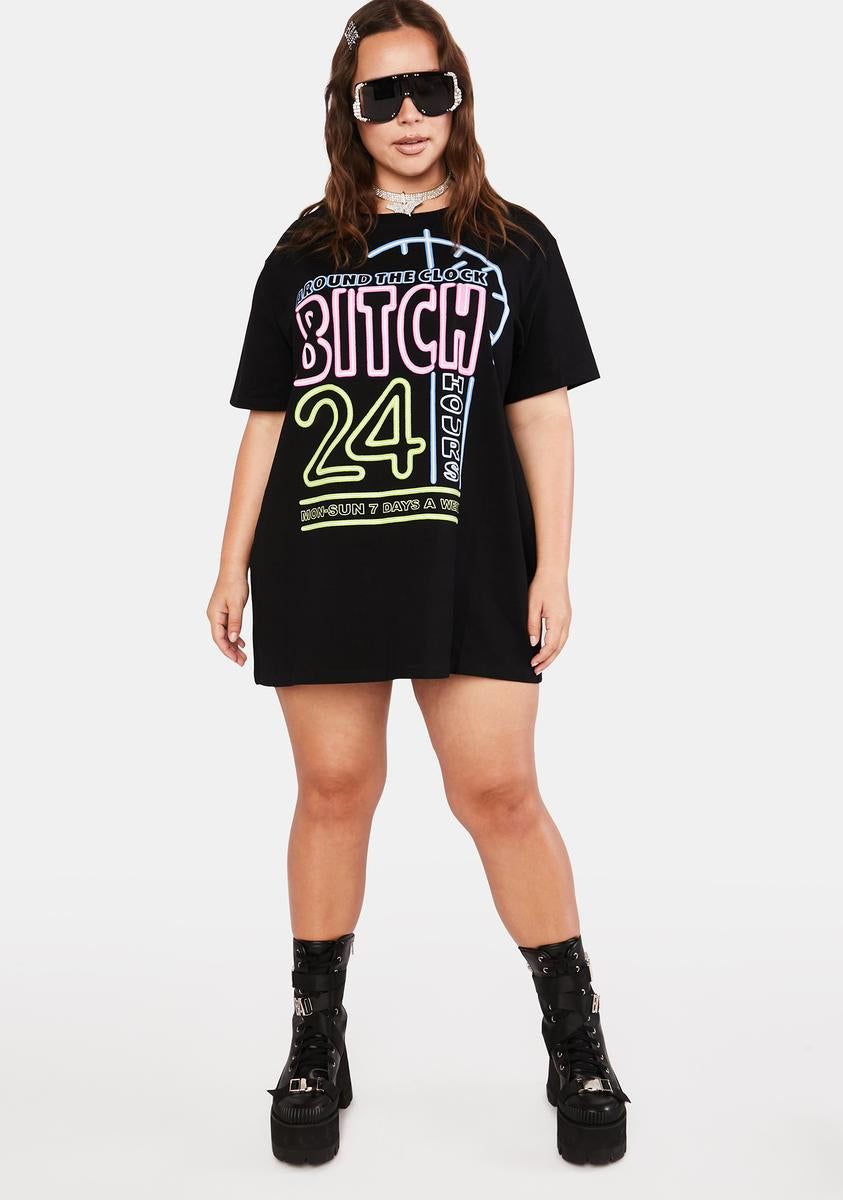 Plus No Restrictions Oversized Tee sold by Dolls Kill product image thumbnail 4