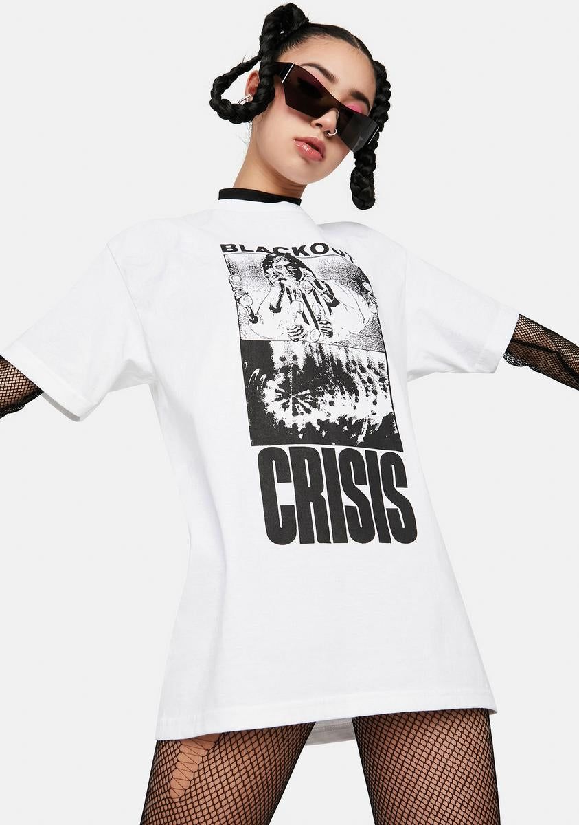 Crisis Graphic Tee sold by Dolls Kill product image thumbnail 2