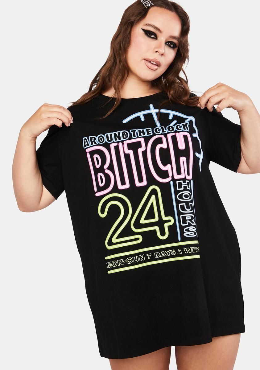 Plus No Restrictions Oversized Tee sold by Dolls Kill product image thumbnail 2