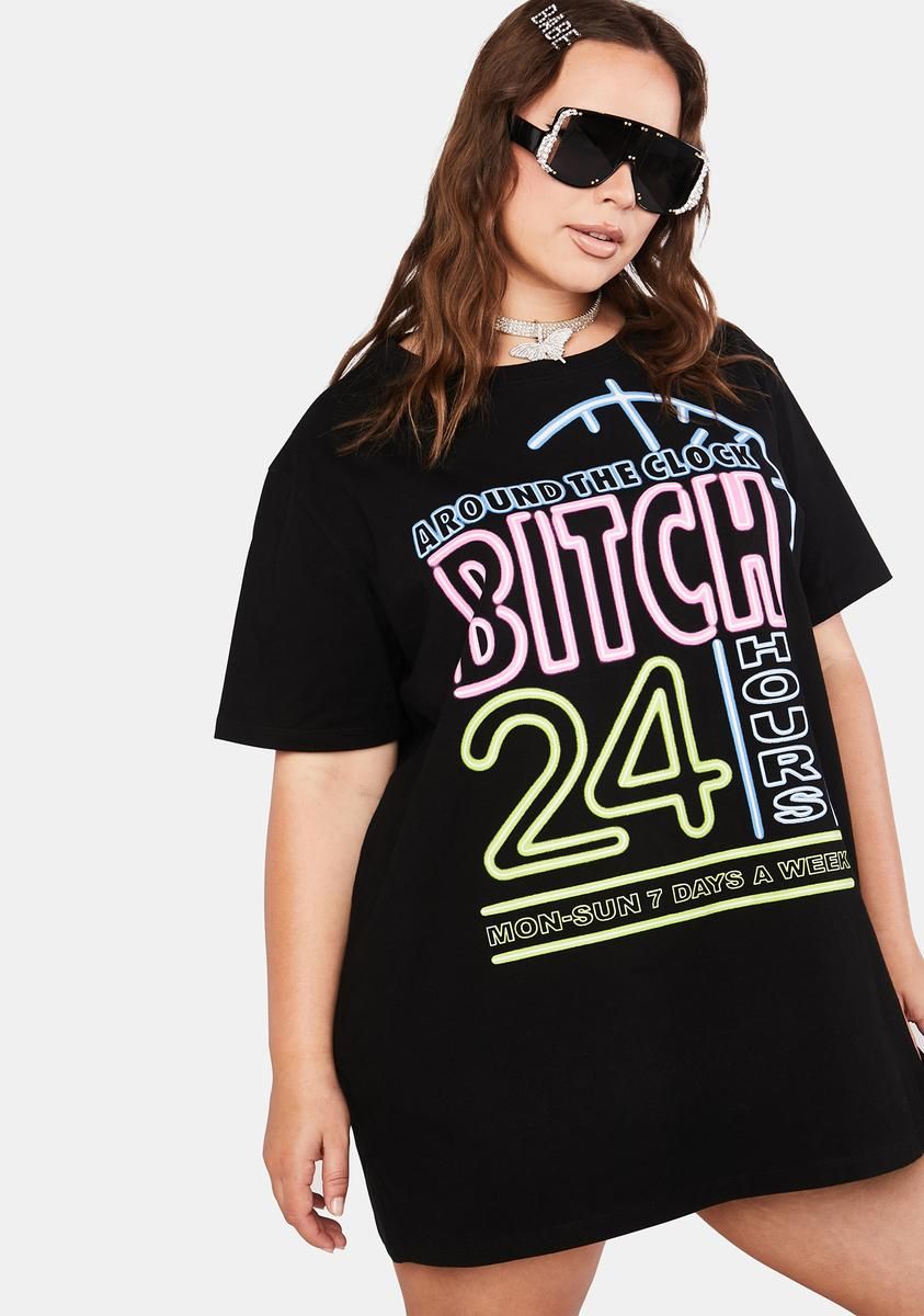 Plus No Restrictions Oversized Tee sold by Dolls Kill product image thumbnail 3