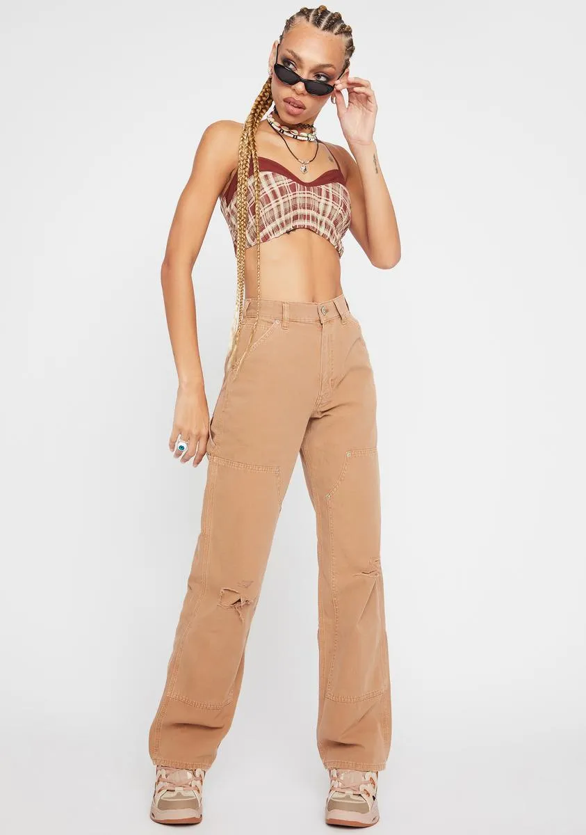 Reckless in Plaid Crop Top sold by Dolls Kill product image thumbnail 3