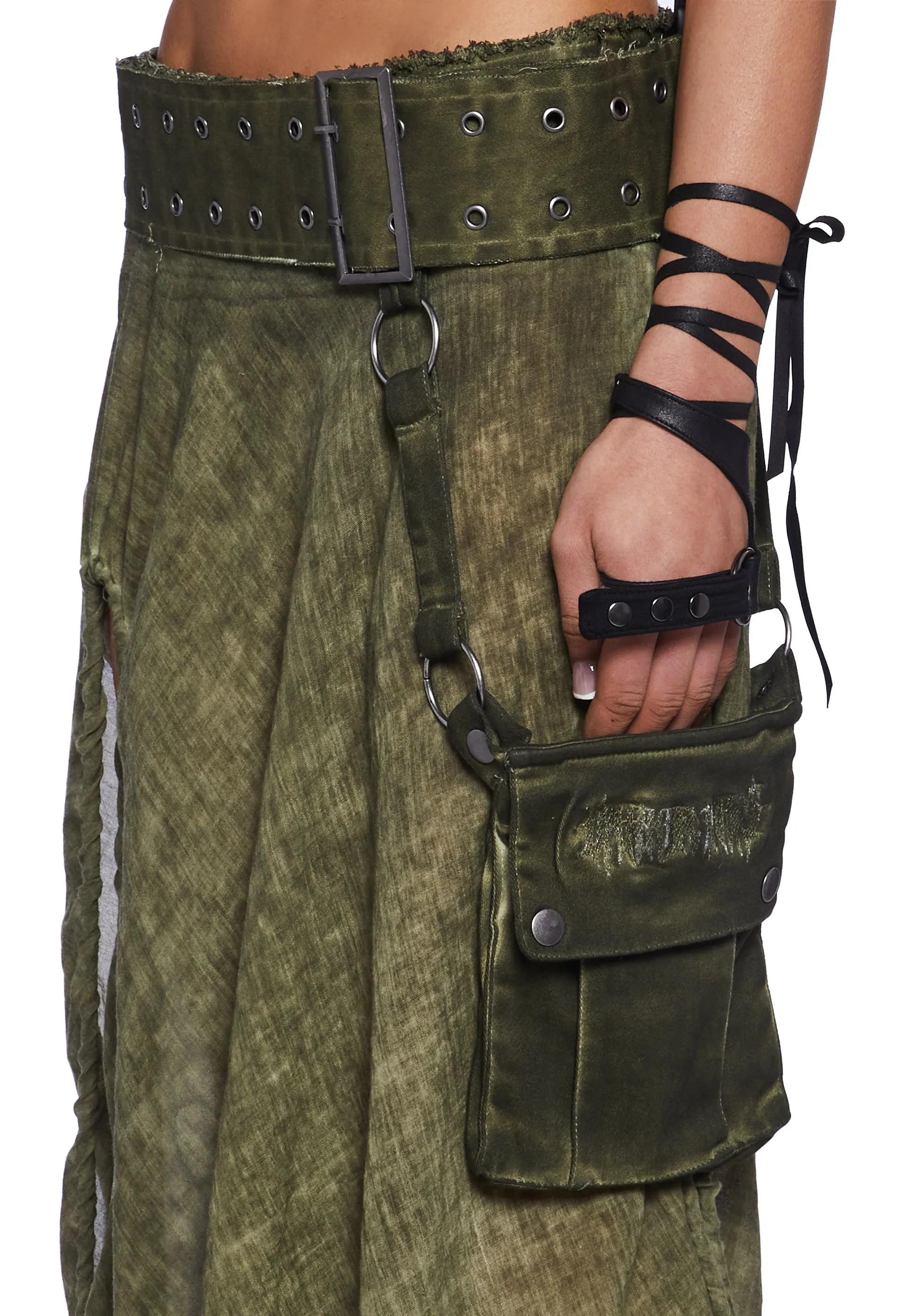 Switch Asymmetrical Midi Skirt sold by Dolls Kill product image thumbnail 2