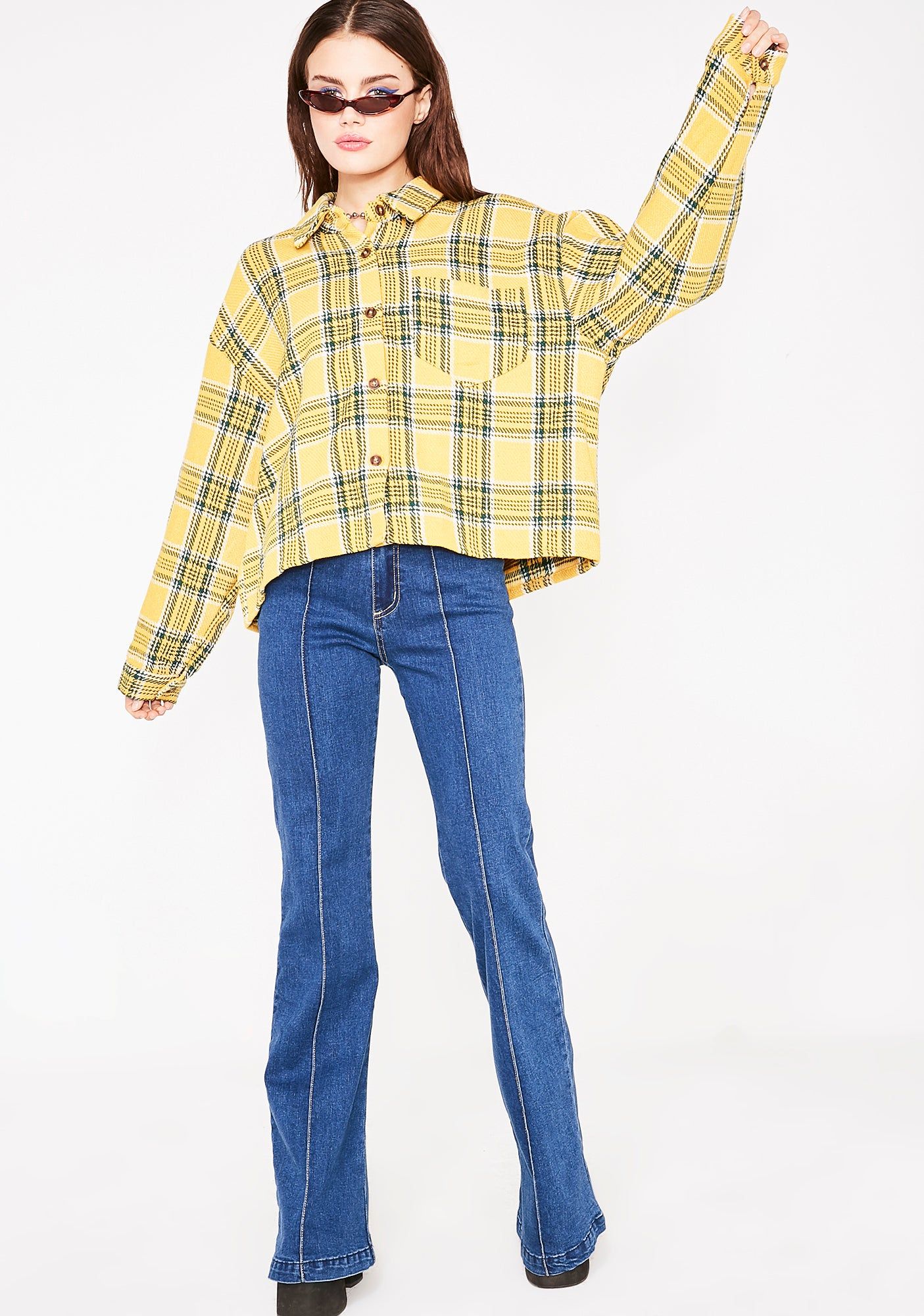 Sun Daze Flannel Shirt sold by Dolls Kill product image thumbnail 2