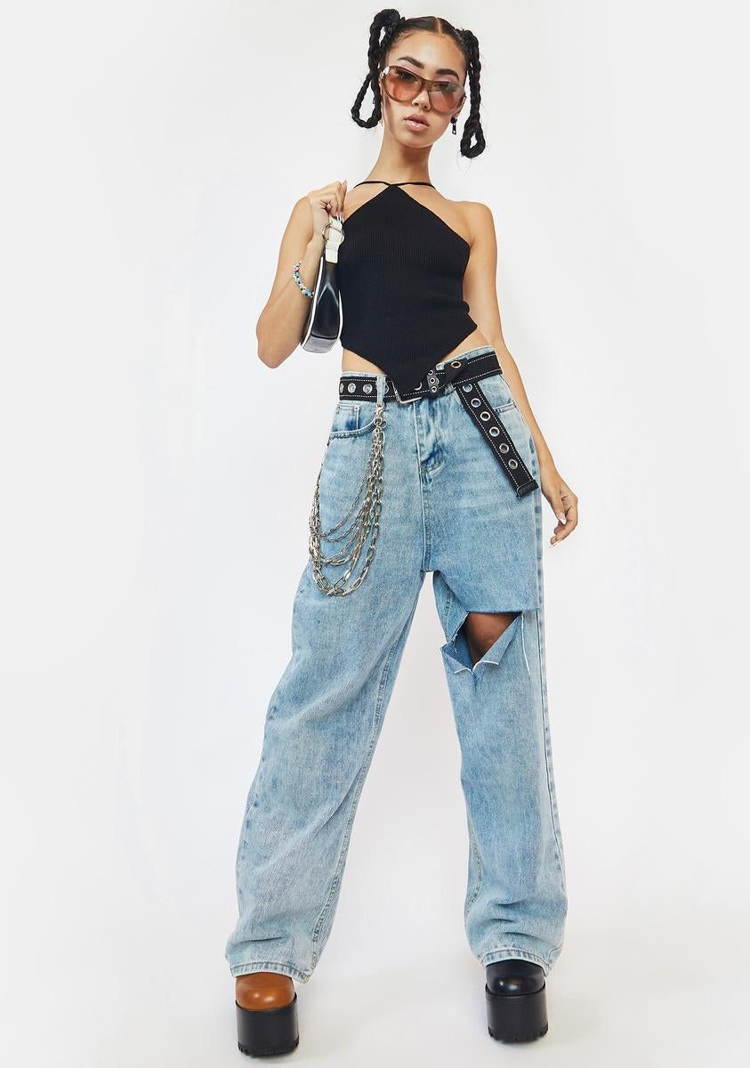 Noir Big Secrets Crop Top sold by Dolls Kill product image thumbnail 3