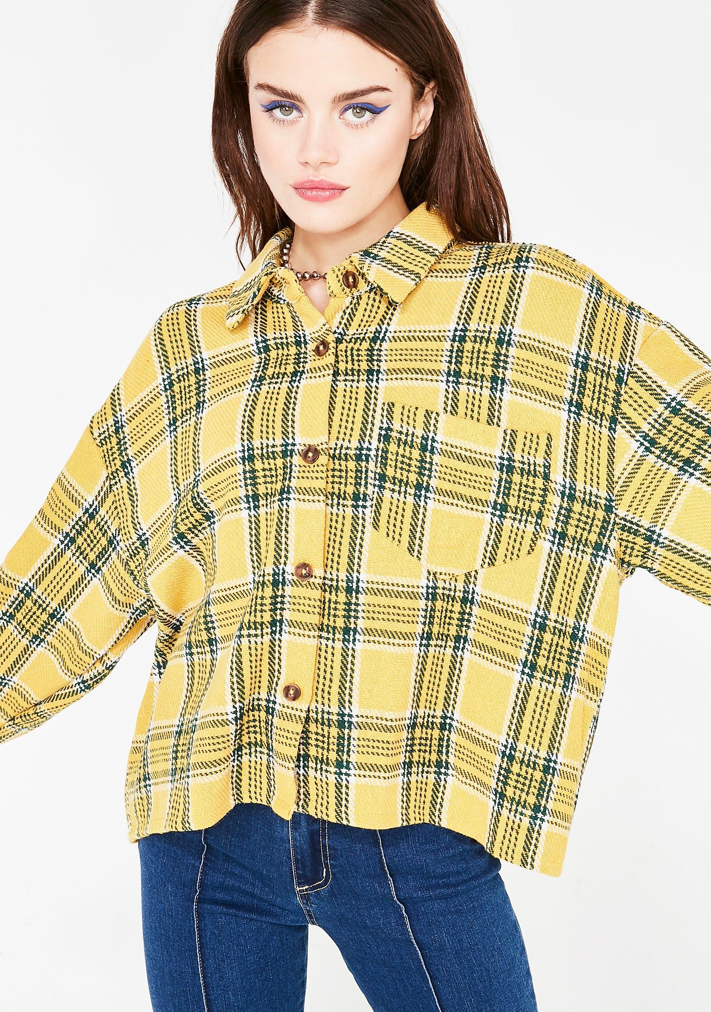 Sun Daze Flannel Shirt sold by Dolls Kill