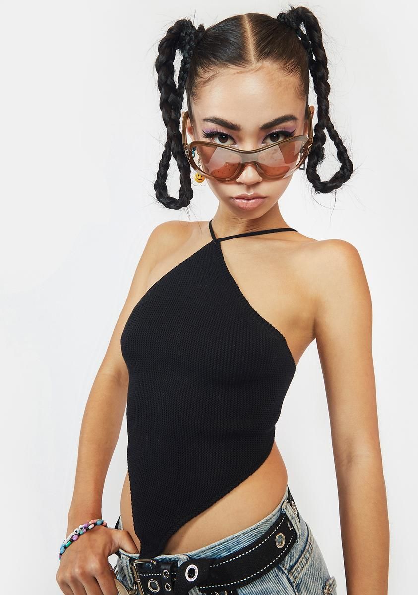 Noir Big Secrets Crop Top sold by Dolls Kill product image thumbnail 5